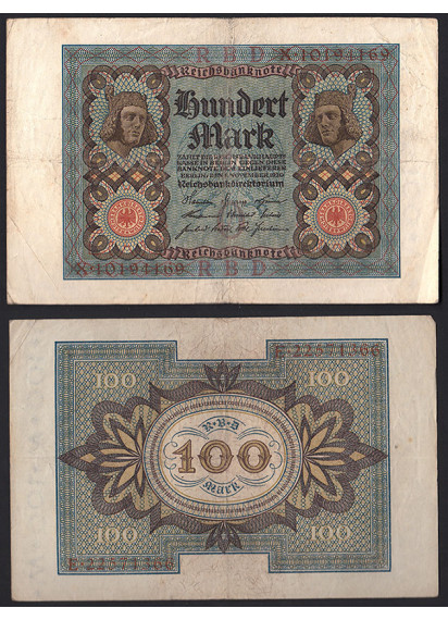 GERMANIA 100 Marchi 1920 MB